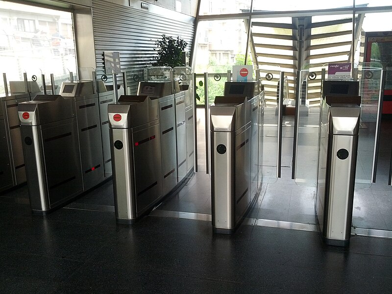 File:Train station entrance faregates (18192079583).jpg