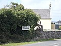 The road sign indicating the village Tubber in county Clare