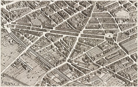 Turgot map of Paris 1739, Norman B. Leventhal Map Center