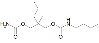 <span class="mw-page-title-main">Tybamate</span> Chemical compound