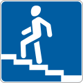 Escalier vers le haut