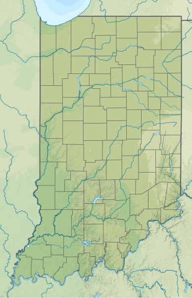 File:USA Indiana relief location map.svg