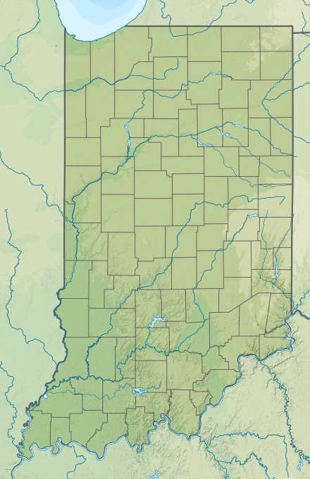 Battle of Tippecanoe is located in Indiana