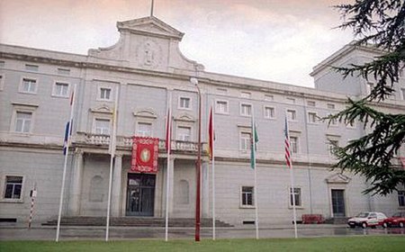 Central building of the University of Navarra