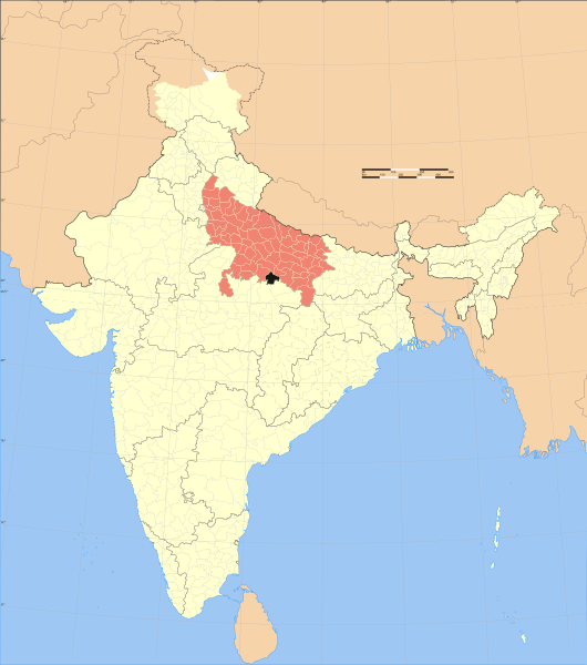 File:Uttar Pradesh district location map Chitrakoot.svg