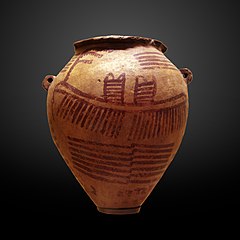 Vase with ship-E 10825