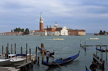 View of San Giorgio, in front of Venice