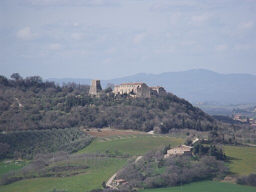 Panorama of Vignoni (Vignoni Alto or Castello di Vignoni)