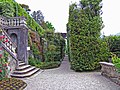 Un teraza a Villa Carlotta, Lago Como, Tremezzo, Italia