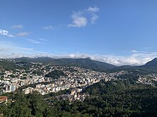 Vista de Nova Friburgo RJ a partir do teleférico do Suspiro