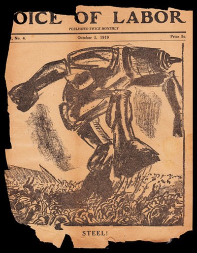 John Reed and Ben Gitlow's Left Wing magazine Voice of Labor was later made the labor paper of the Communist Labor Party.