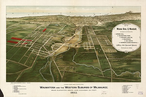 Wauwatosa in 1892