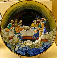 WLANL - MicheleLovesArt - Museum Boijmans Van Beuningen - Istoriato schotel, de maaltijd der Goden op de Olympus.jpg
