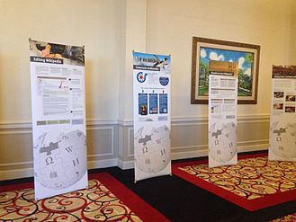 Banners at the Florida Library Association 2016 conference (credit:Rob Fernandez)
