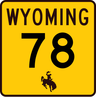 <span class="mw-page-title-main">Wyoming Highway 78</span> Highway in Wyoming