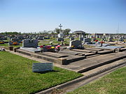 Il Guardian Angel Cemetery sulla FM 1952 nel sud di Wallis