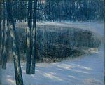 Waldsee im Winter (1892), Berlin Stadsmuseum