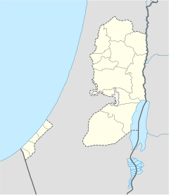 فلسطين على خريطة الضفة الغربية وقطاع غزة