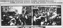 Fifteen Families Evicted, April 26, 1904 Where Fifteen Families Were Evicted To-Day From One Double Tenement House, The Evening World, April 26, 1904 (cropped).png