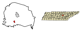 White County Tennessee Incorporated and Unincorporated areas Doyle Highlighted 4721500.svg