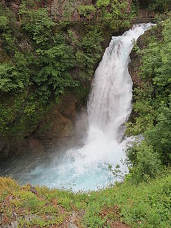 White Drin ('Drini i bardhë) Waterfalls near Peja, Kosovo - June 2013 (5).JPG