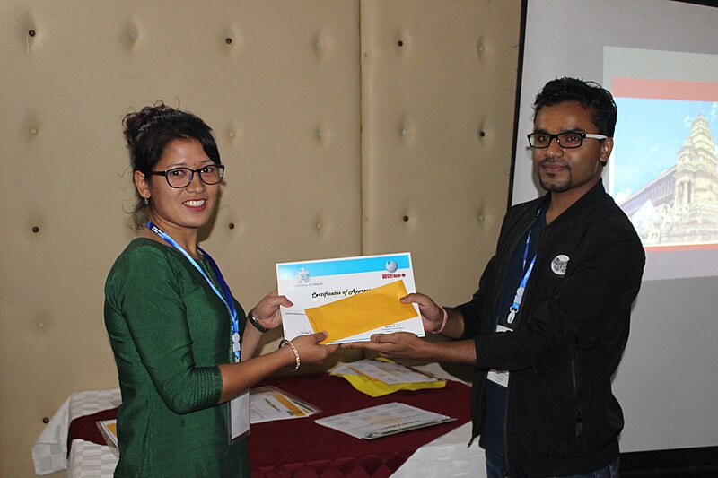 File:Wiki Events 2015 in Nepal - Felicitation Program 40.jpg