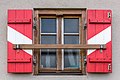 English: Window shutters Deutsch: Fensterbalken