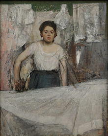 La Repasseuse (vers 1869), Munich, Neue Pinakothek.