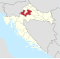 Zagrebačka županija in Croazia.svg