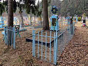 Zastavne Ivanychivskyi Volynska-brotherly grave warriors-habitants of village which died in WWI&II-general view.jpg
