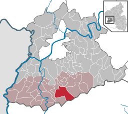 Läget för Zerf i Trier-Saarburg