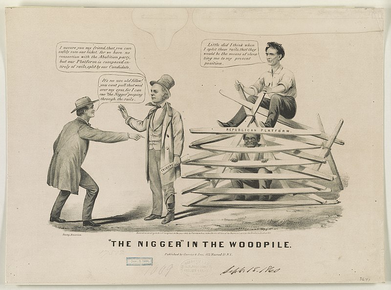 File:"The nigger" in the woodpile LCCN2003674571.jpg