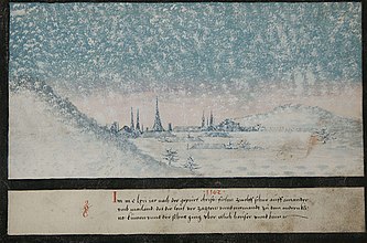 Schneefall in Mailand (1162)