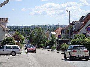 Åbyhøj ligger på den sydvendte skråning af Aarhus Ådal.