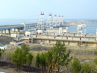 <span class="mw-page-title-main">Cheboksary Dam</span> Dam in Cheboksary, Russia