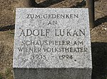 Adolf Lukan - Gedenkstein
