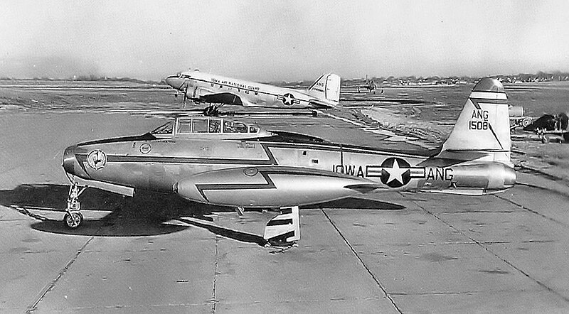 File:124th Fighter Interceptor Squadron - Republic F-84E-25-RE Thunderjet 51-508.jpg