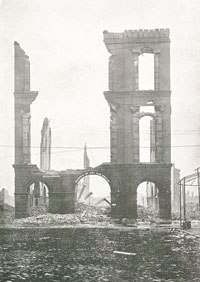 The Maryland institute, after the 1904 Fire