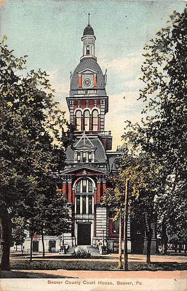 File:1910 Beaver County Pennsylvania Courthouse.jpg