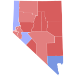 2010 United States Senate election in Nevada results map by county.svg