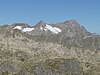 Blick vom Sidelhorn: V. r. Ritzlihorn, Steinlouwihorn und Golegghorn mit Hauptgipfel, Scharte (hier nicht so deutlich zu sehen), Gratdach und südwestlichem Grataufschwung.