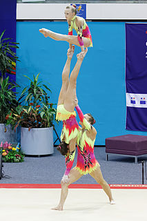 Millie Spalding British acrobatic gymnast