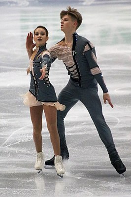 Пепелева и Плешков на финале юниорского Гран-при в 2019 году