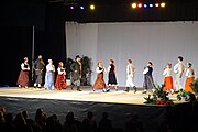 Latvian dance performance at the All Nations Theater