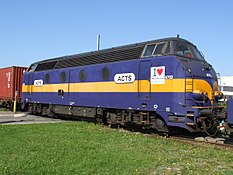La 6703 ex 6393 est une des locomotives revendues à ACTS.