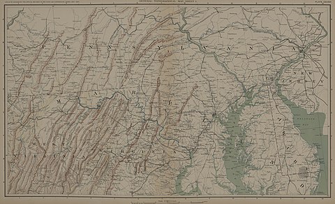 Northern Virginia, Maryland and Pennsylvania, 1861–1865