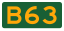 AUS Alphanumeric Route B63.svg