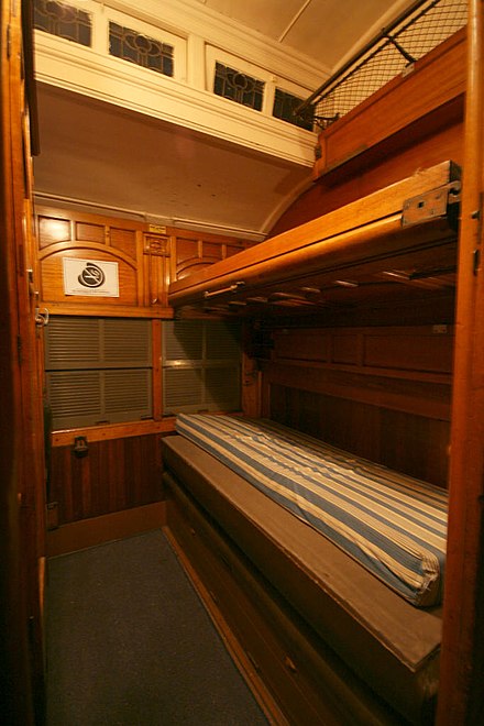 Sleeping car by night Acheron sleeping car interior night.jpg