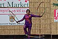 Acrobatic performance at Art Market by Shilpakala Academy 2024 124