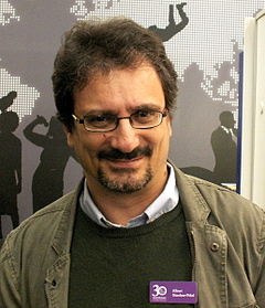 Albert Sánchez Piñol på Bokmässan i Göteborg 2014.